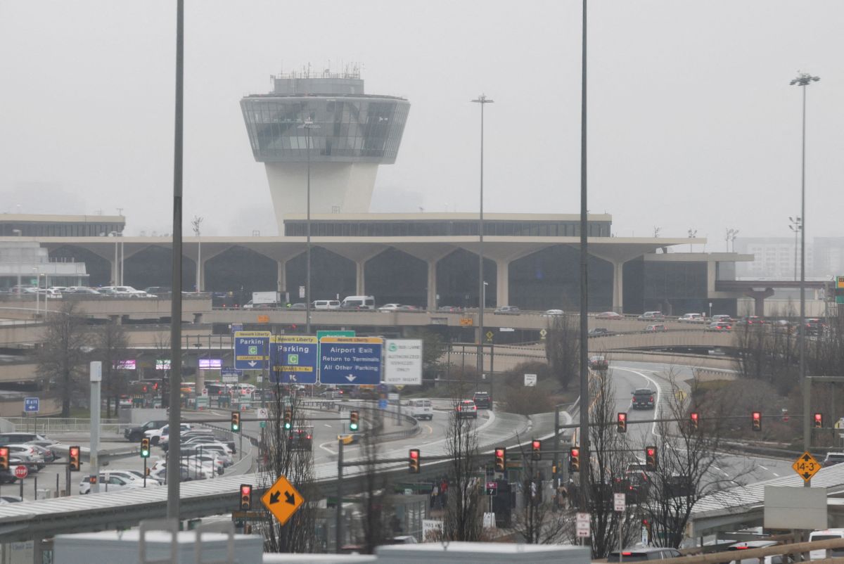 A view of Newark Liberty International Airport in Newark, New Jersey, US