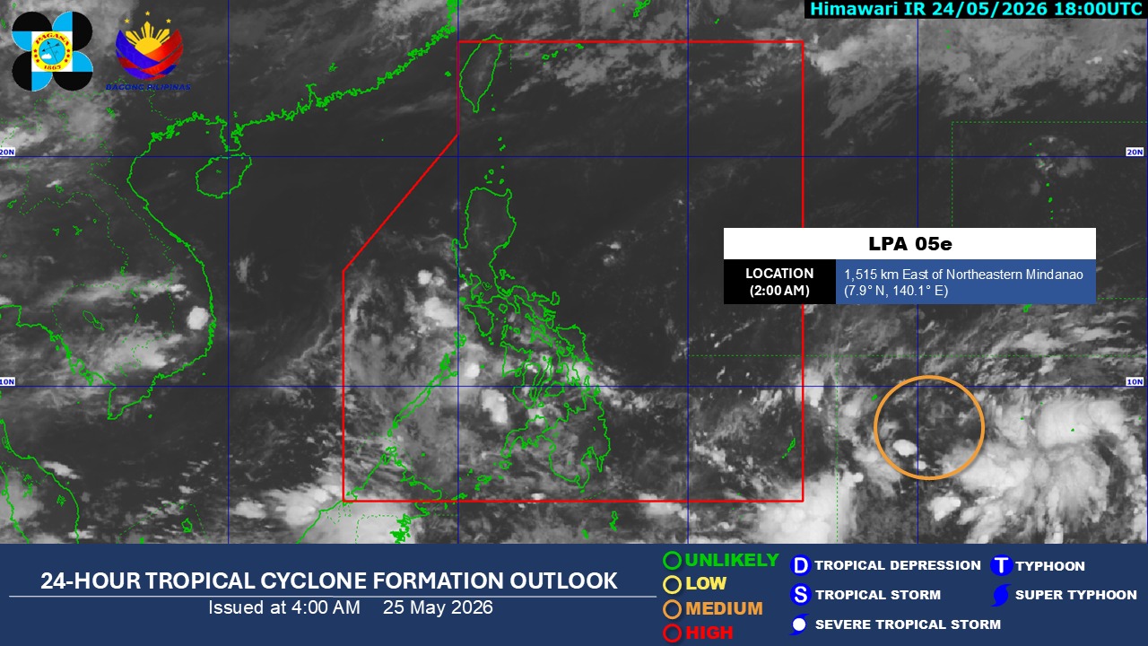 Trough of LPA still affecting Mindanao on Monday – PAGASA 