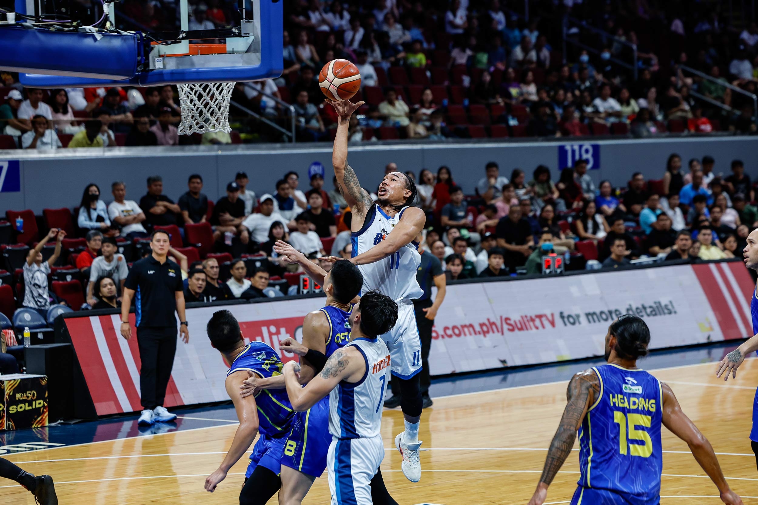 PBA: Meralco beats TNT after Bol Bol exits with suspected partial Achilles tendon tear