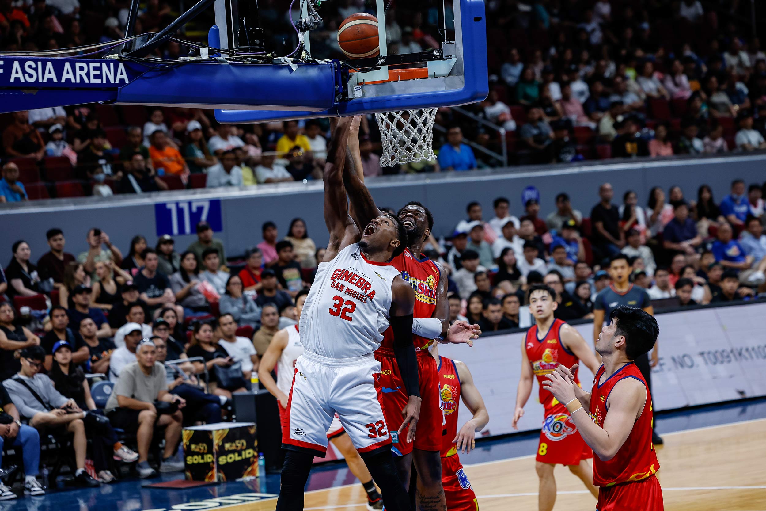 PBA: Barangay Ginebra weathers late Rain or Shine rally, evens semis series at 1-1