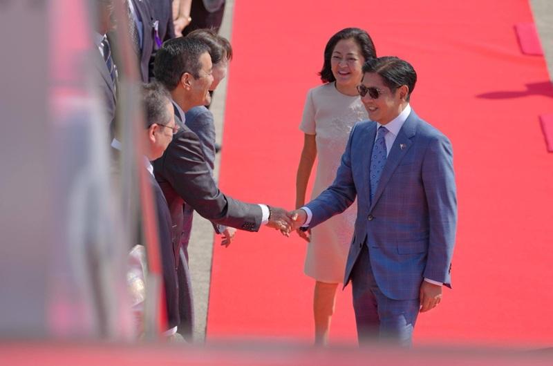 Marcos back in PH after 'productive' Japan state visit