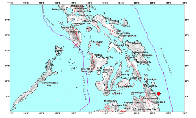 Magnitude 5.5 quake rocks Bayabas, Surigao del Sur – PHIVOLCS 