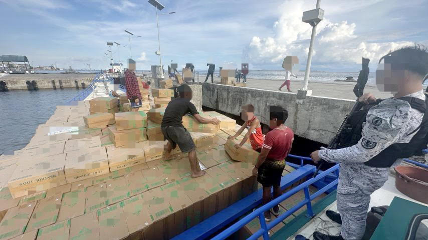 PH Navy: Over P500M in smuggled cigarettes seized in Western Mindanao