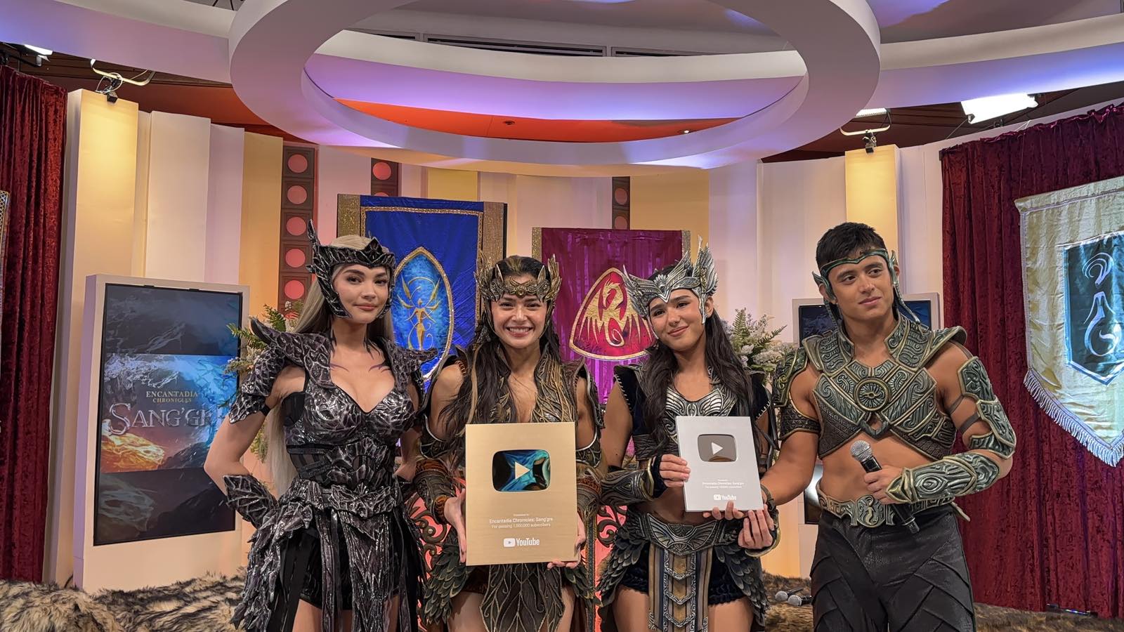 Encantadia Chronicles: Sang'gre Surpasses One Million Subscribers, Earns YouTube Gold and Silver Play Button Creator Awards Ahead of Finale Week