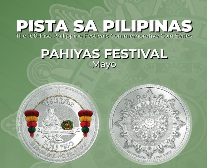 P100 ‘Pahiyas’ commemorative coin available at BSP online store on May 21