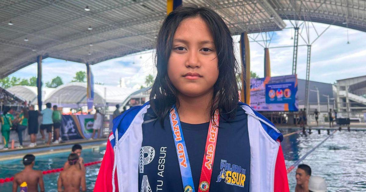 Swimmer Riley Alindogan claims fifth gold in 2026 Palarong Pambansa