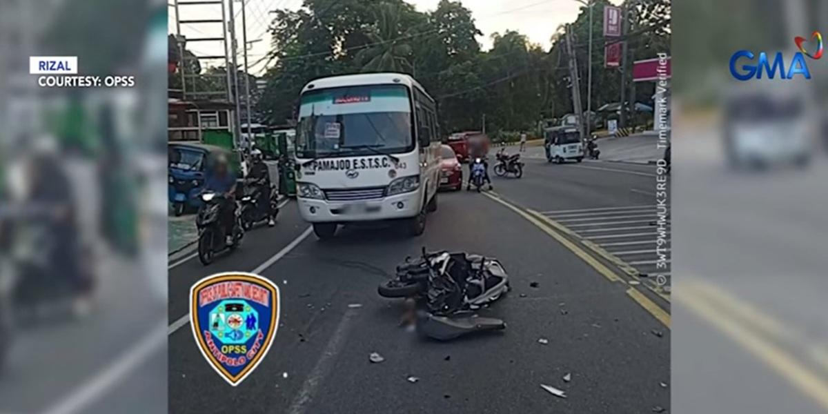 Motorcycle rider dies in mishap along Sumulong Highway | GMA News Online