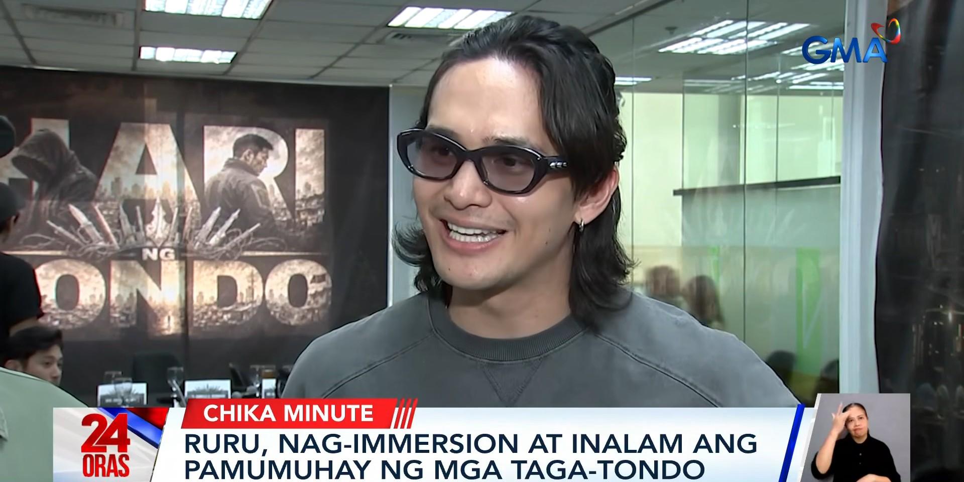 Ruru Madrid says he went on immersion in Tondo for ‘Hari ng Tondo’ role
