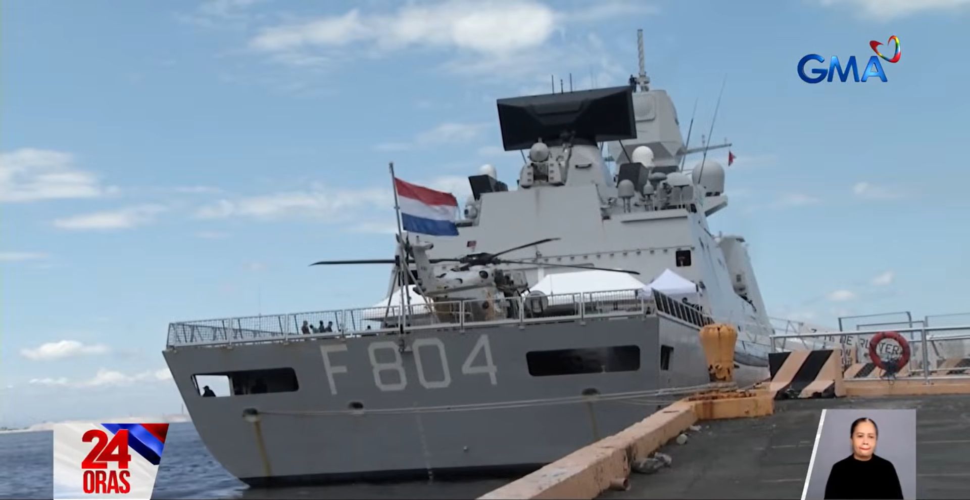 China helicopter reportedly approached Dutch warship en route to PH