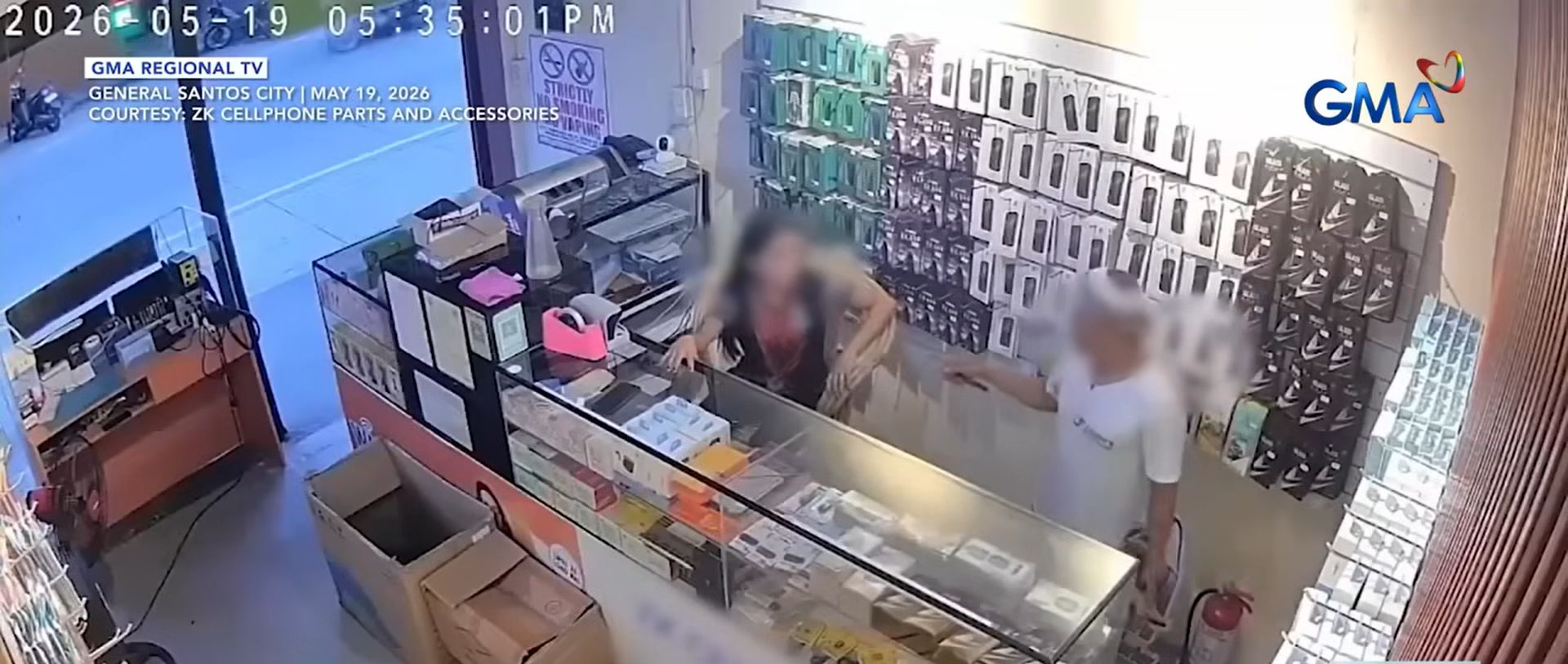Lalaking nagpanggap na trabahador, ninakawan ang ilang establisimyento sa General Santos City
