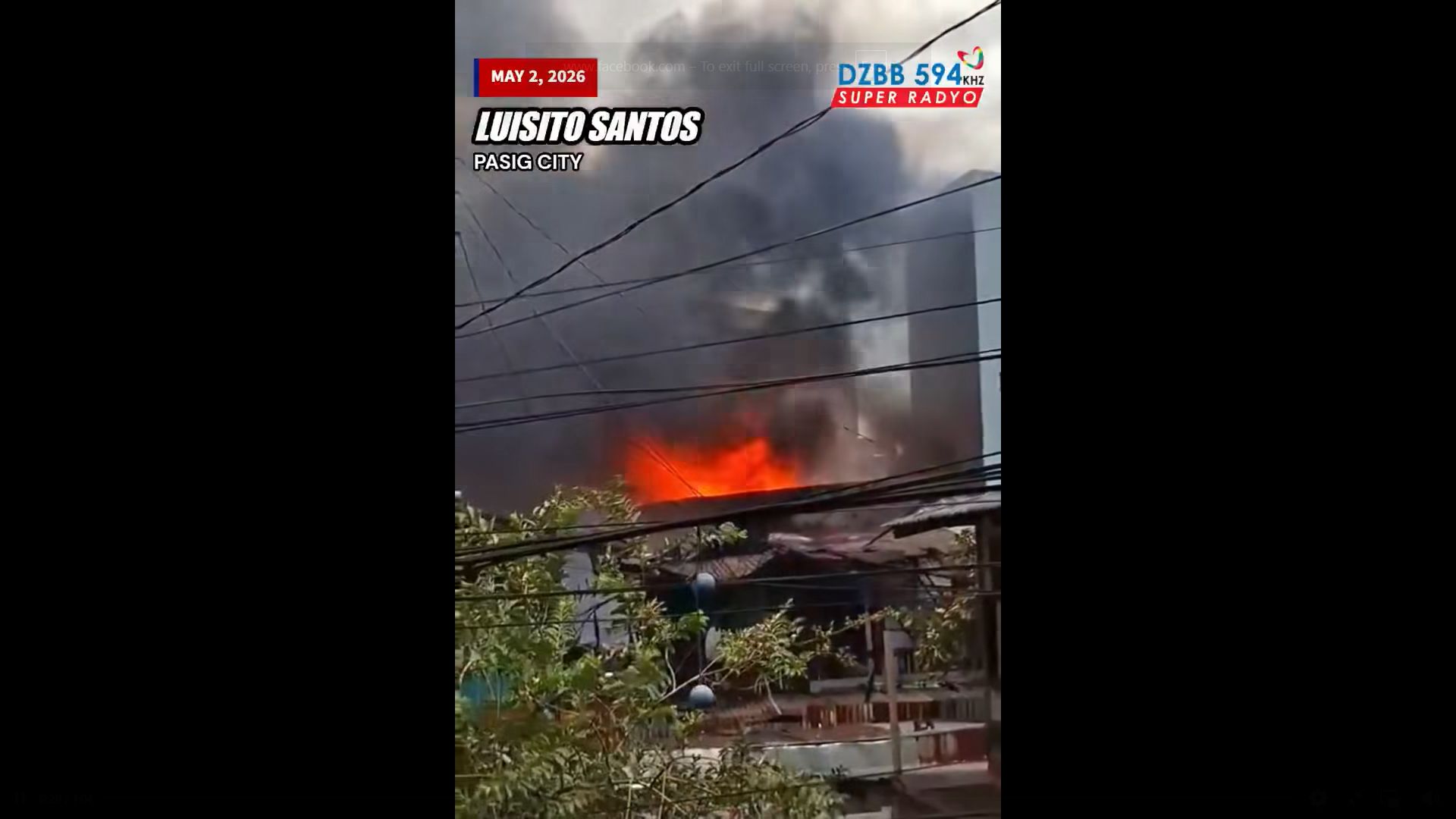 At least 5 hurt in Pasig City residential fire