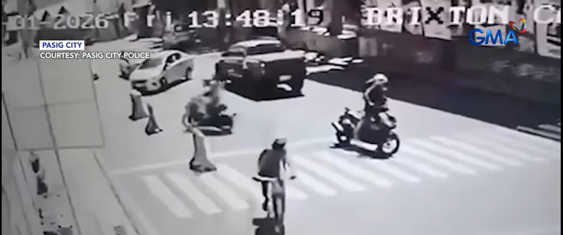 Magka-angkas na tumakas sa Oplan Sita, sumemplang at inaresto; nahulihan pa ng mga baril at granada
