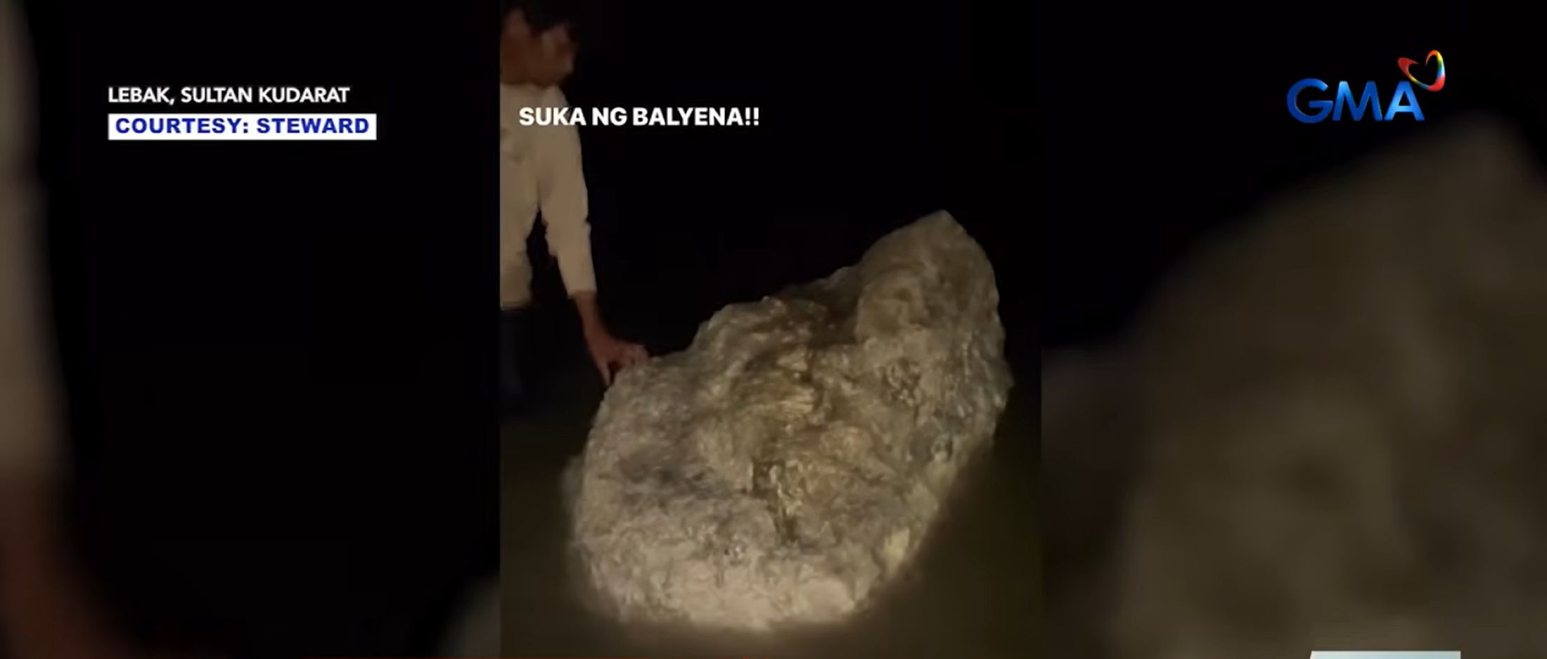 Ambergris umano o suka ng balyena, napadpad sa dalampasigan sa Sultan Kudarat
