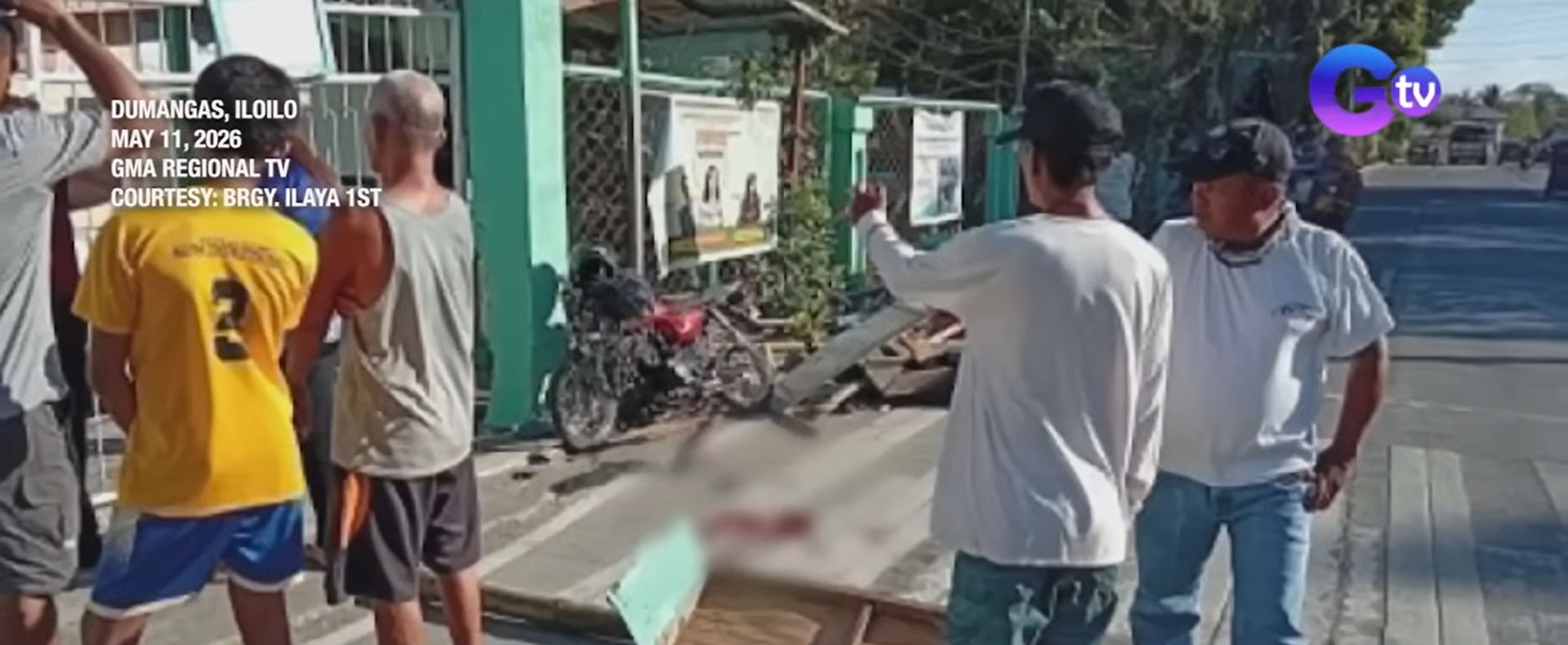 Motorcycle rider, patay matapos sumalpok sa gate ng simbahan sa Iloilo
