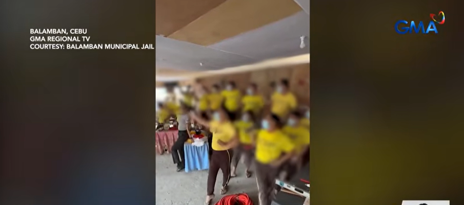 Muling pagsayaw ng Balamban Municipal Jail inmates sa Cebu, kinagiliwan