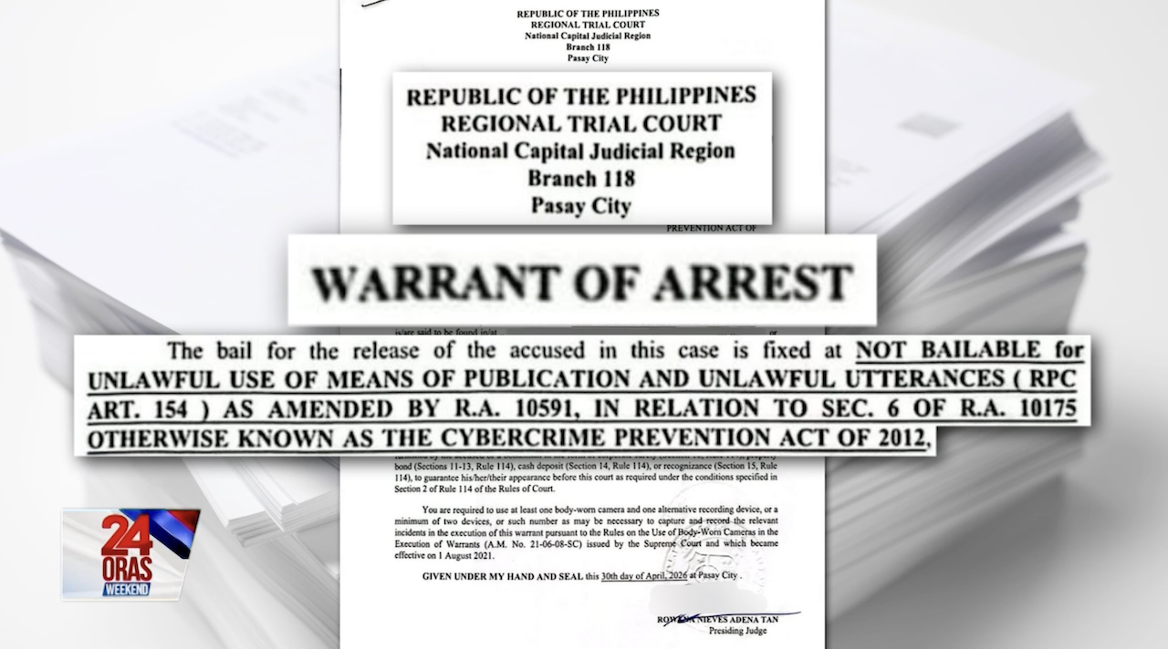 Jay Sonza camp seeks lifting of arrest warrant over 'errors'