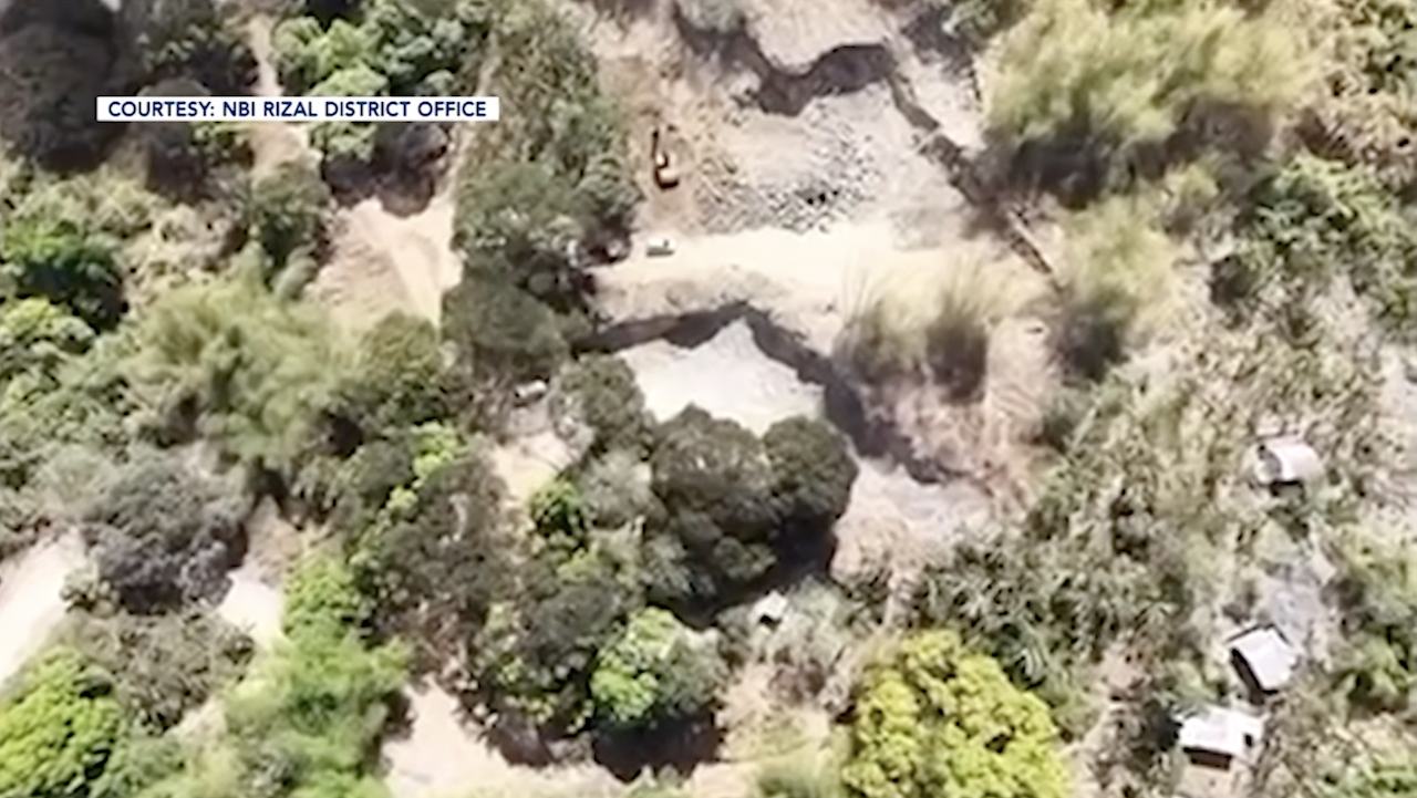 NBI busts illegal quarry operation in Baras, Rizal