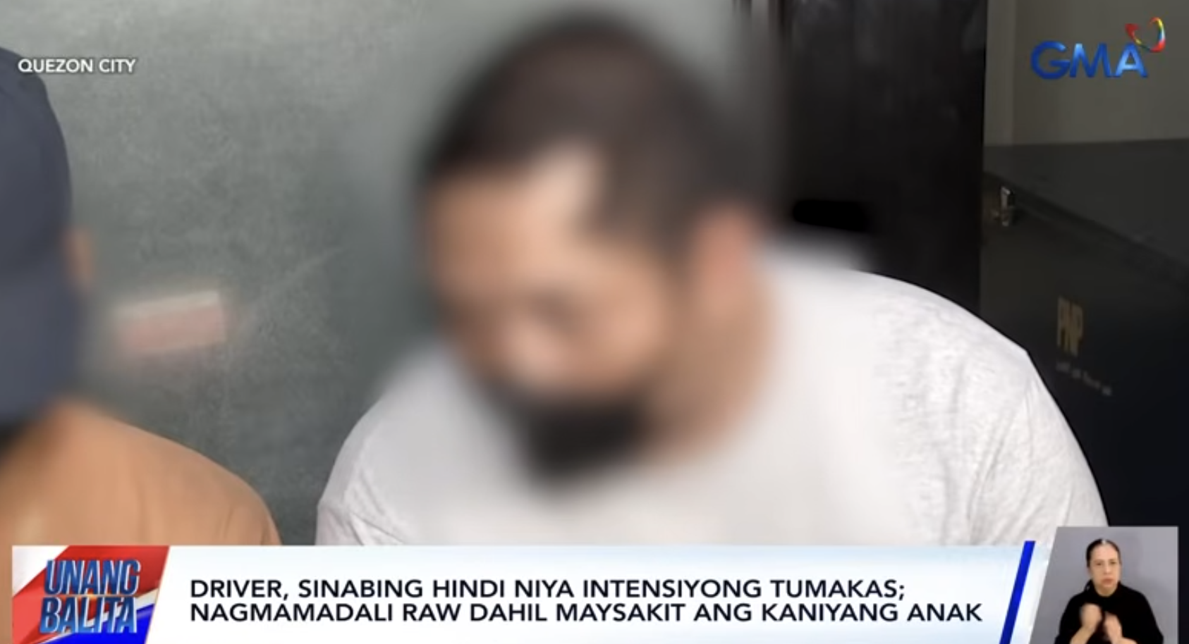 Driver in Mindanao Ave. 'gas-and-run' incident surrenders