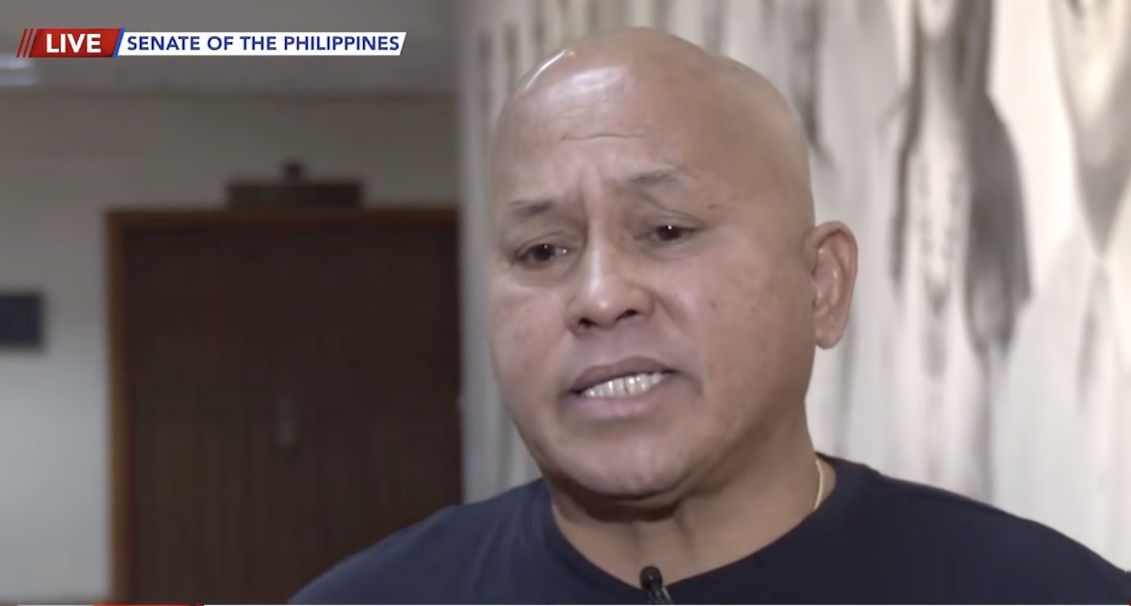 WATCH: Bato Dela Rosa sings PMA hymn amid ICC arrest warrant