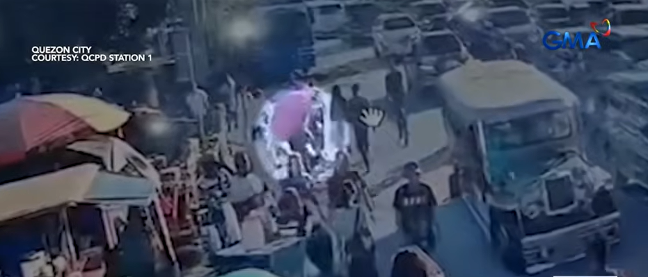 Lalaking nanghablot ng hikaw, huli nang bumangga sa truck habang tumatakas