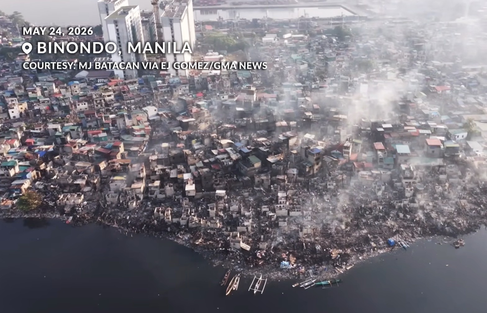 Malacañang to give P30,000 aid to Parola fire victims in Binondo