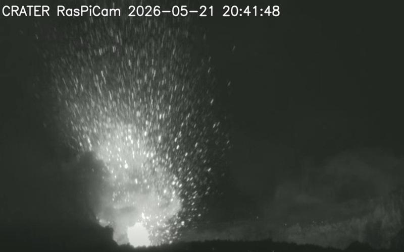 Minor strombolian activity observed two times at Mayon Volcano crater, says PHIVOLCS