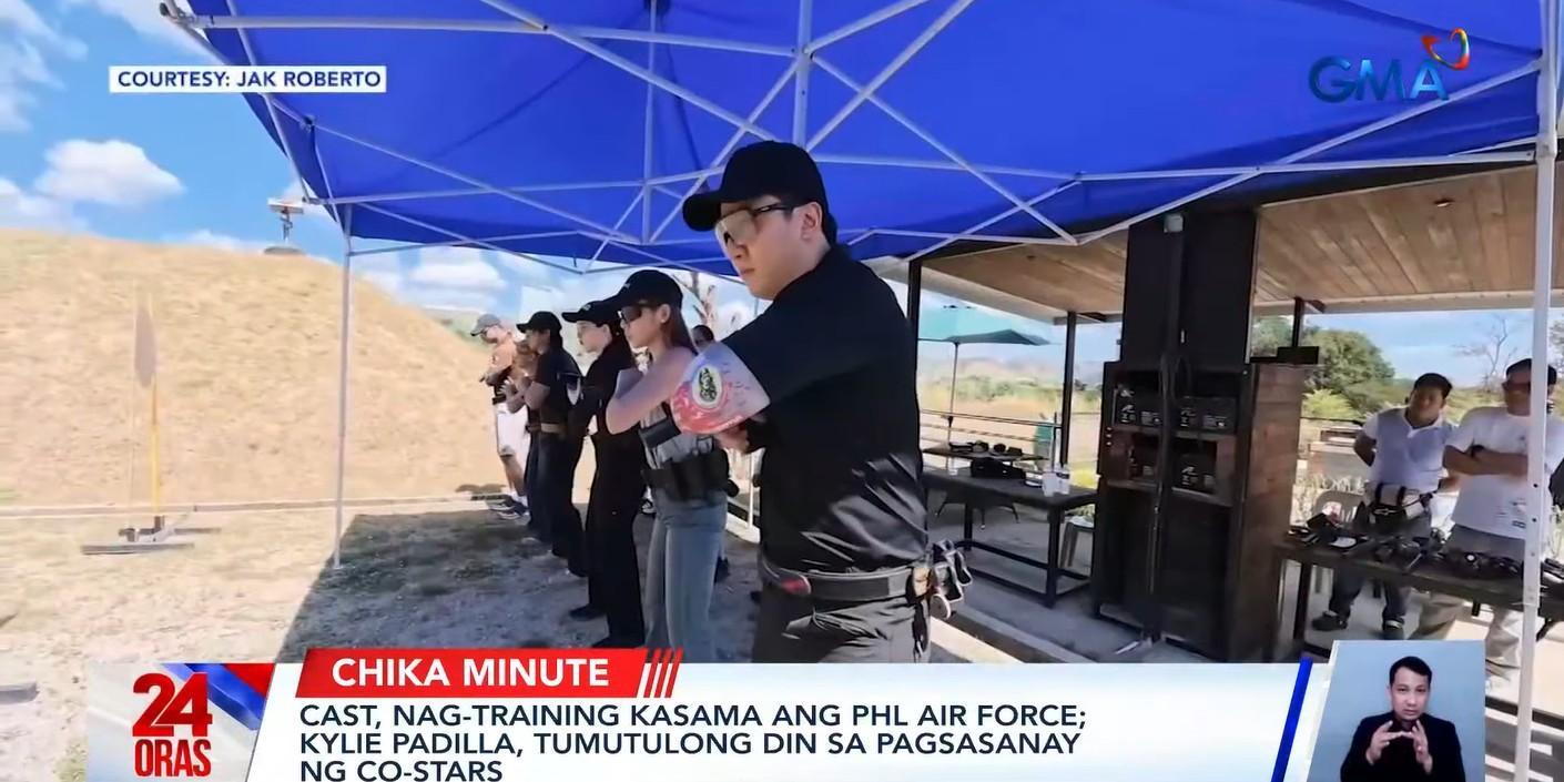 'Task Force Firewall' stars train with PH Air Force for upcoming action series