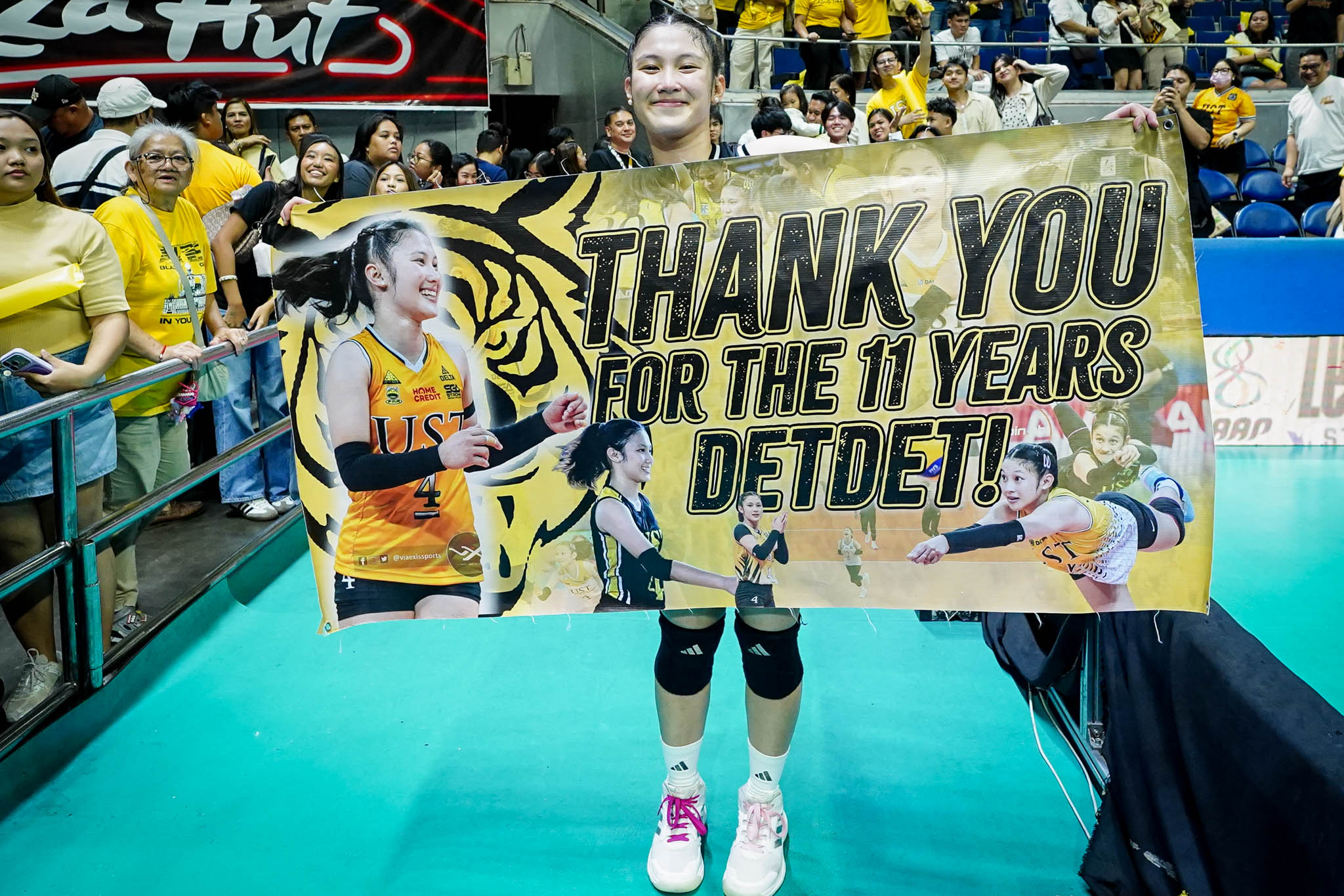 Detdet Pepito ends long UST run with gratitude after UAAP exit