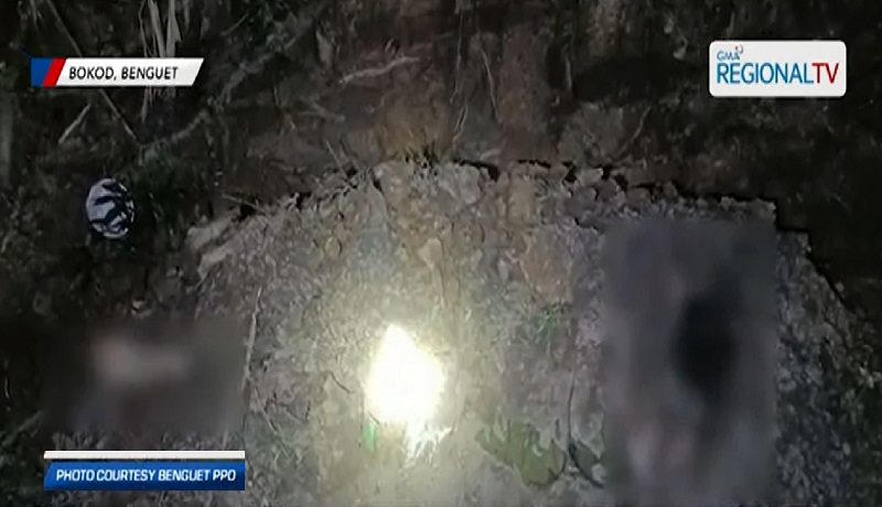 Pagpaslang ng anak sa kaniyang ina, nabisto dahil sa nakausling paa ng biktima na tinangkang ibaon sa lupa