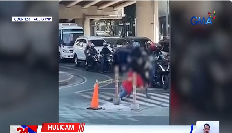 Rider, sinaksak ang nakaaway na magkaangkas sa Taguig; mga biktima, huli rin dahil may warrant