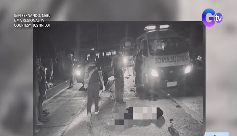 2 magkaangkas sa motorsiklo, patay matapos sumalpok sa isang van sa Cebu