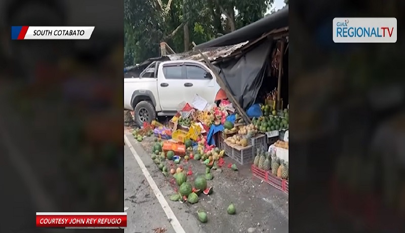 Tindera ng prutas, patay sa salpok ng pickup truck sa South Cotabato