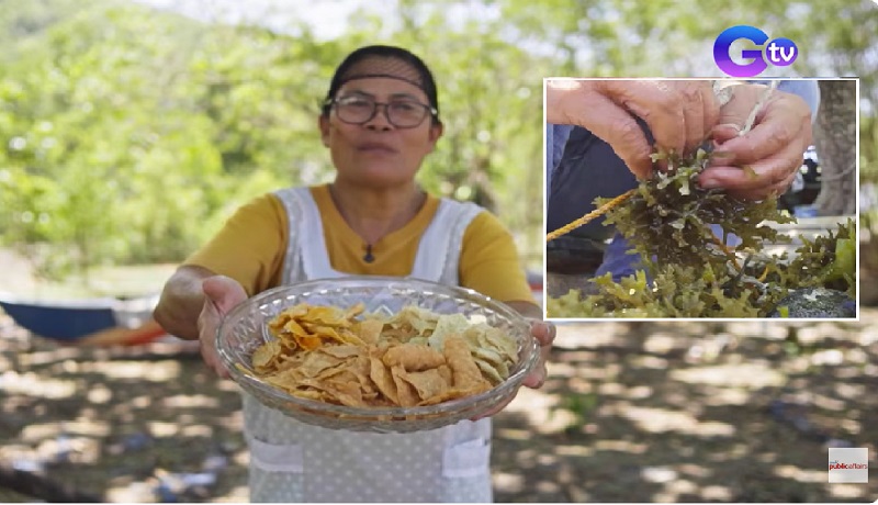 Crackers na gawa sa seaweeds, ginagawa ng mga babaeng mangingisda sa Concepcion, Iloilo