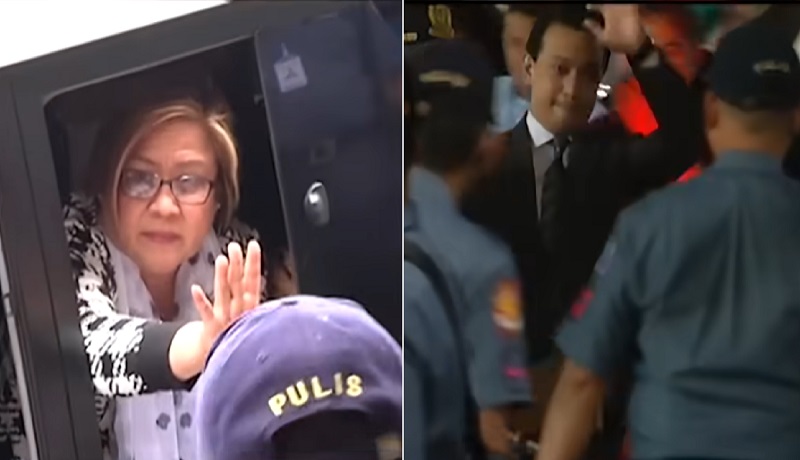 De Lima at Trillanes, inaresto noon sa Senado; pero giit ni Padilla, iba ang sitwasyon kay Dela Rosa