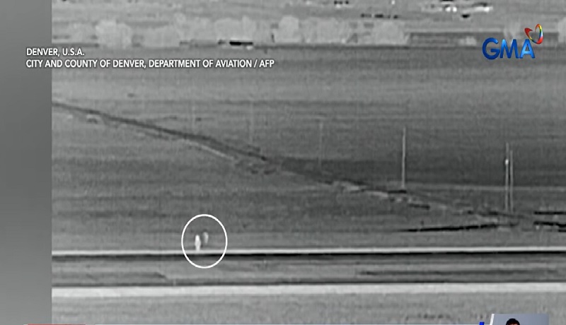Trespasser umano sa runway ng isang airport sa US, patay nang mahagip ng eroplano