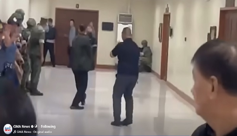 DEVELOPING STORY: Mga putok ng baril, nadinig sa Senado na naka-lockdown