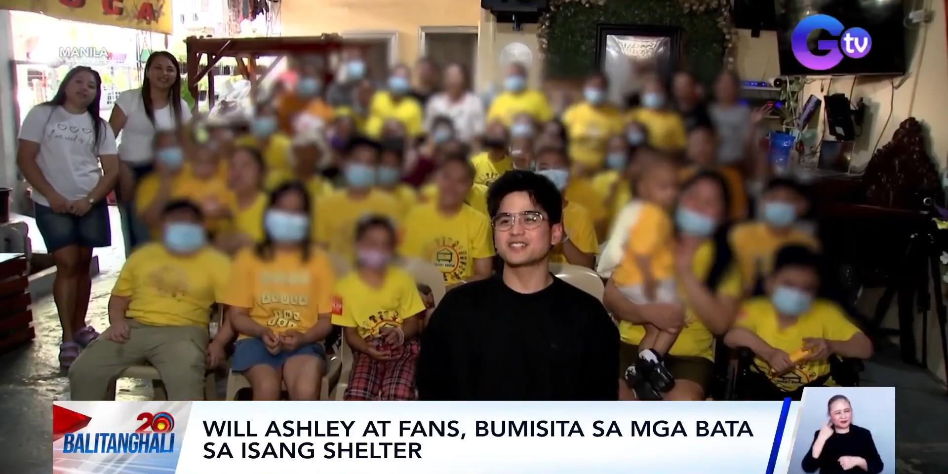 Will Ashley, fans bring joy to children at a shelter during charity event