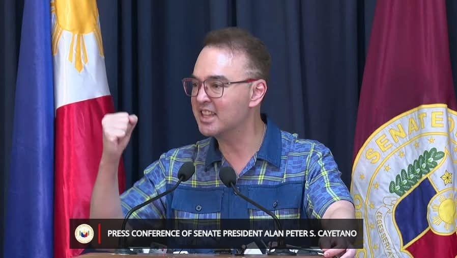 Alan Cayetano presser fist