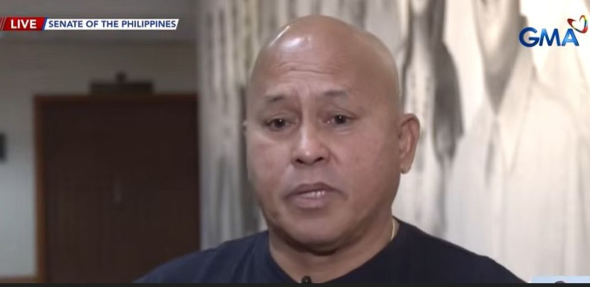 Senator Ronald 'Bato' dela Rosa at the Senate