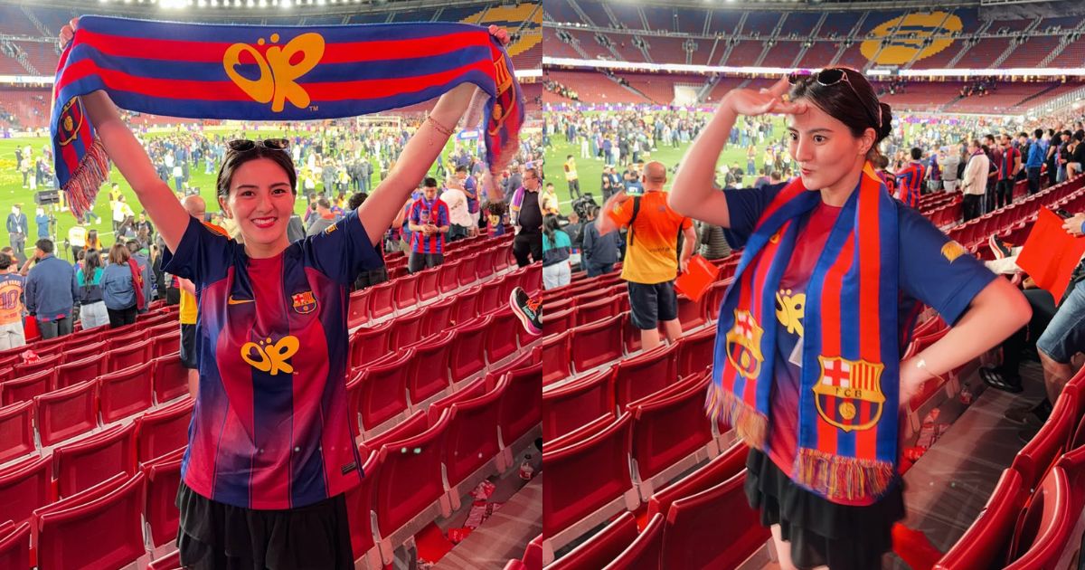 Cassy Legaspi attends first-ever football match in Spain: 'Absolutely insane'