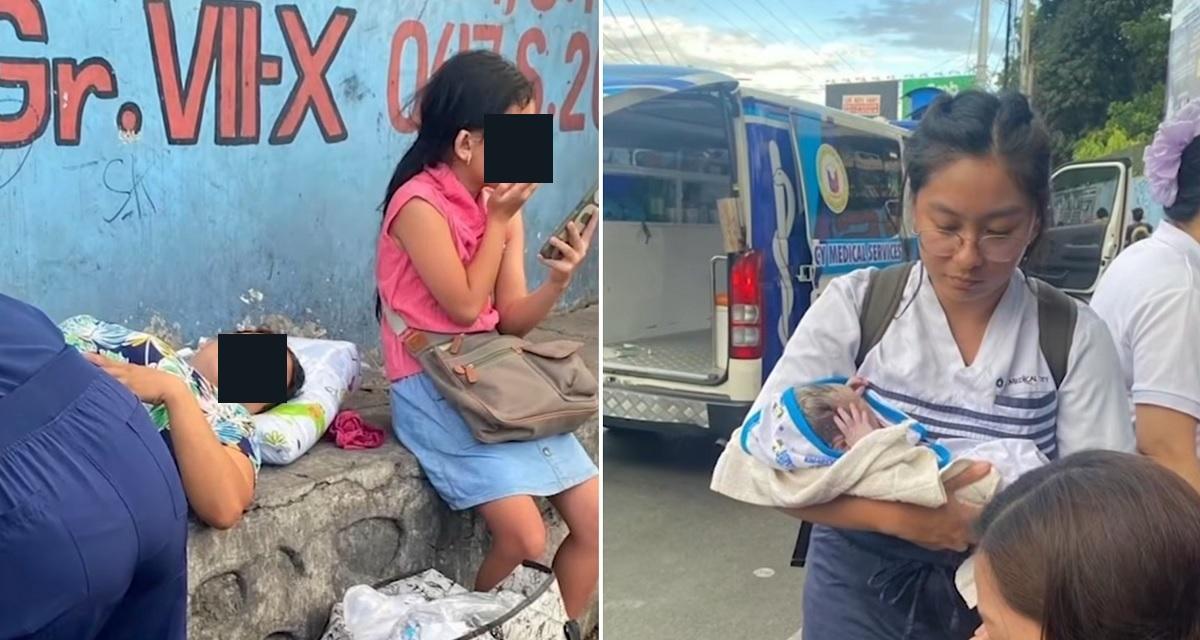 Health workers respond to street childbirth in Taytay, Rizal 