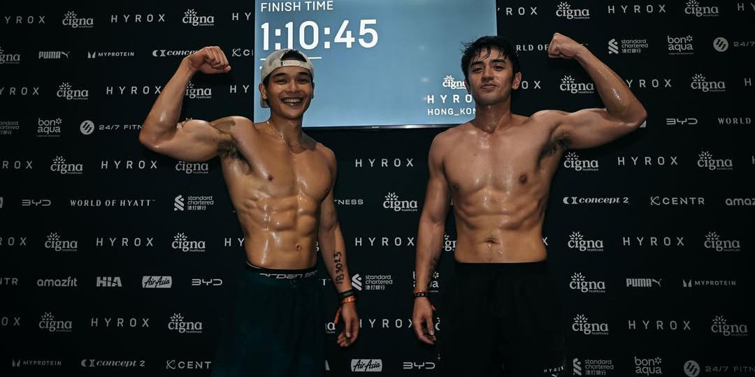 David Licauco, Vince Maristela compete in Hyrox Hong Kong doubles division