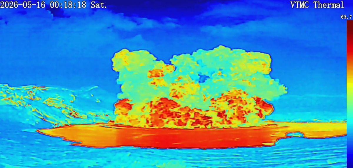 Minor phreatic eruption of Taal Volcano on May 16, 2026
