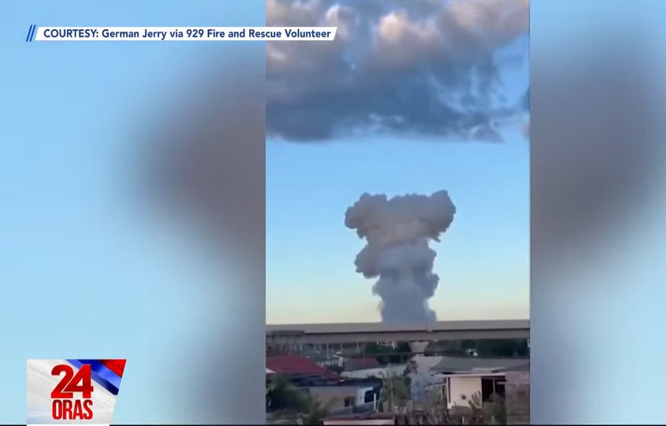 Blast rocks firecracker factory in Cabuyao, Laguna