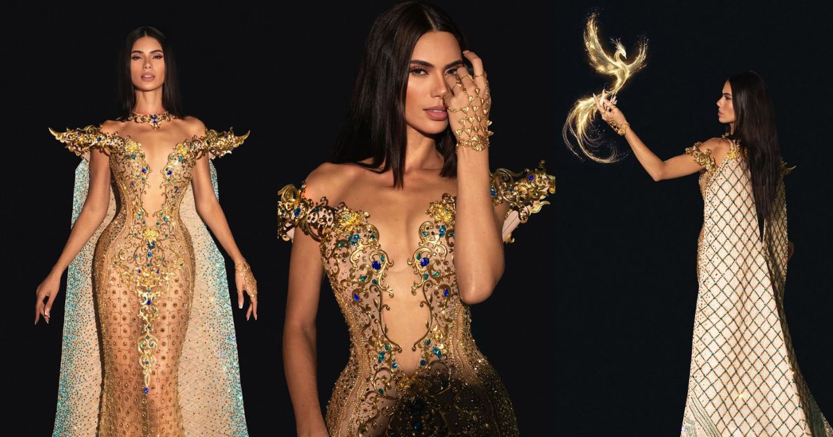 Miss Grand International All Stars: A closer look at Gazini Ganados' golden evening gown