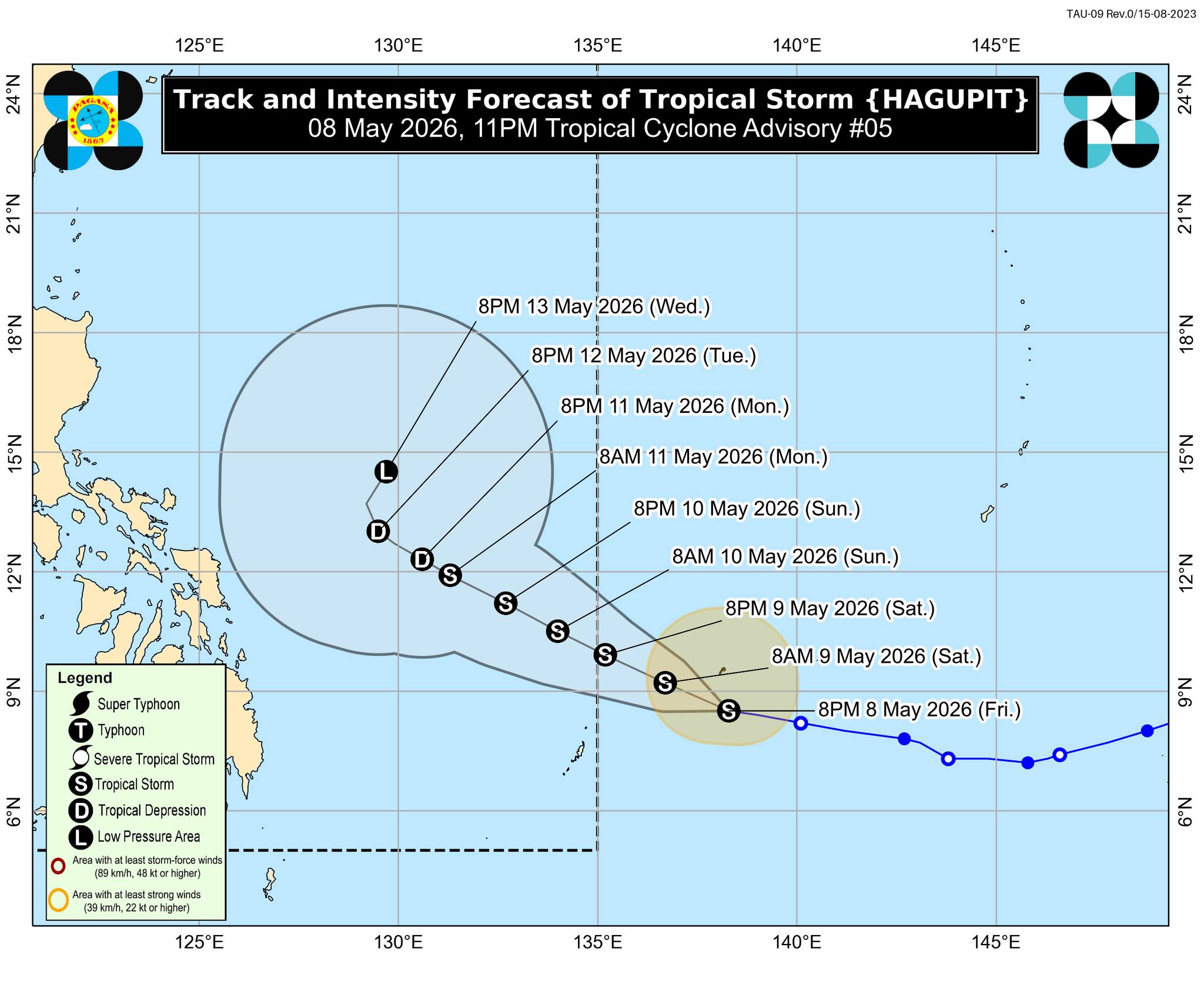 Tropical cyclone Hagupit to enter PAR Saturday