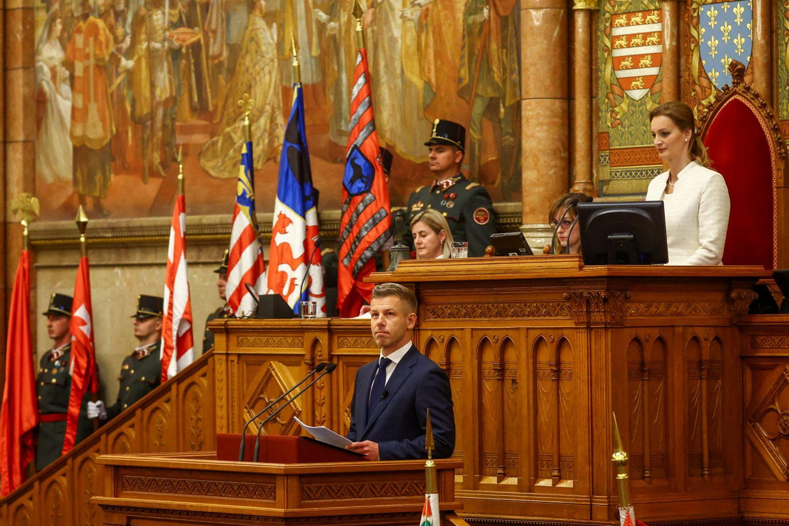 Magyar sworn in as Hungary's prime minister on promises of change