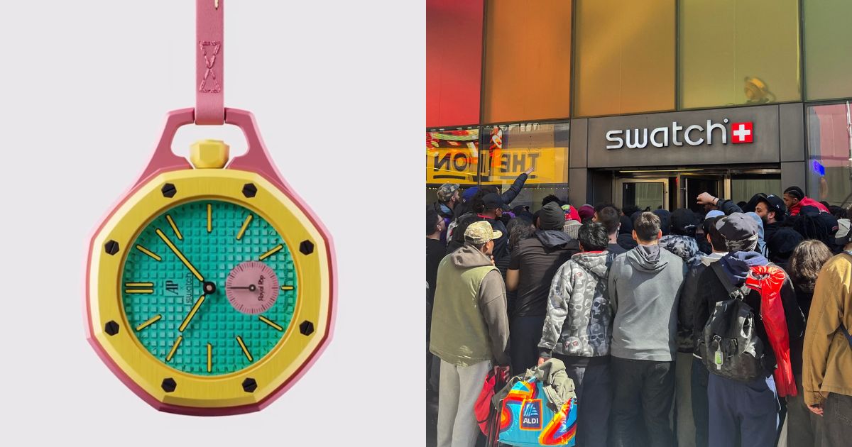 Swatch asks fans to ‘not to rush to our stores in large numbers’ as AP collab launch of brings scuffles in Europe and New York