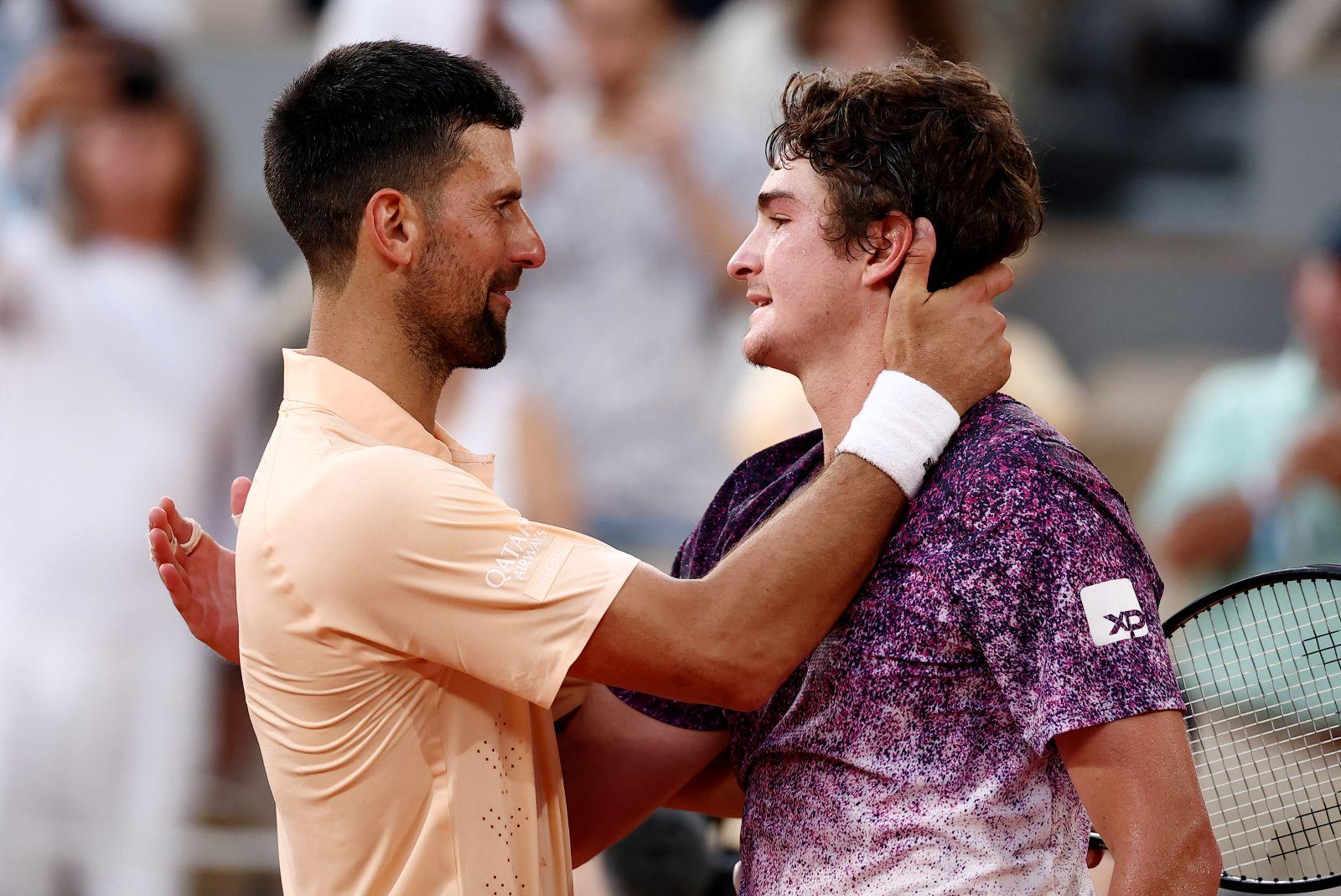 Teen sensation Fonseca comes of age by taming Djokovic at French Open