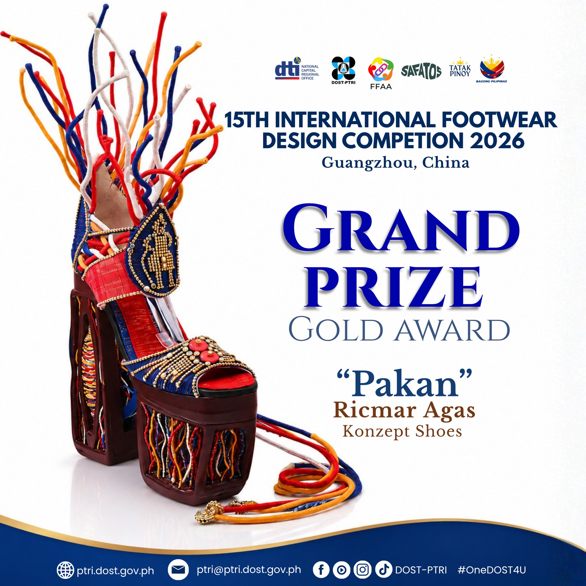 PH wins grand prize in 15th International Footwear Design Competition 2026